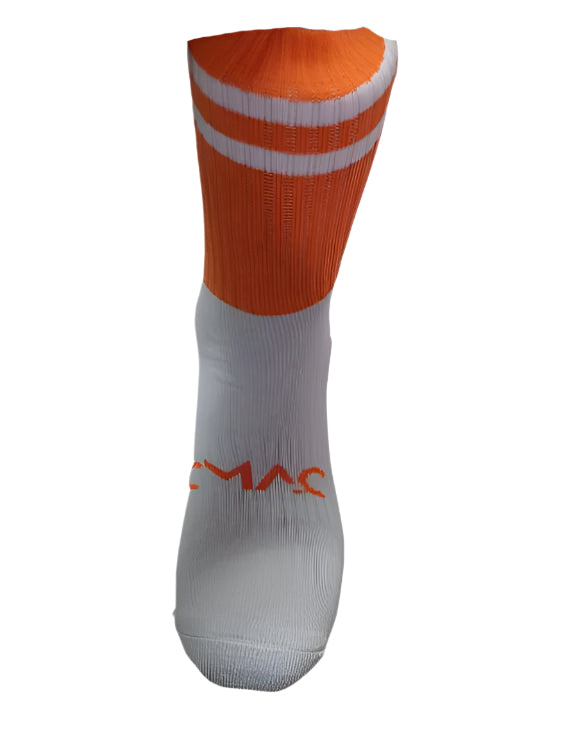 CMAC Midi Sock Orange/White