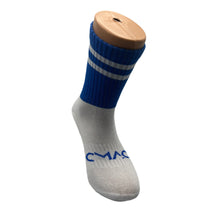 Load image into Gallery viewer, CMAC Midi Sock Royal/White
