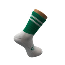 Load image into Gallery viewer, CMAC Midi Sock Green/White
