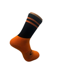 Load image into Gallery viewer, CMAC Midi Sock Black/Orange
