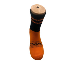 Load image into Gallery viewer, CMAC Midi Sock Black/Orange
