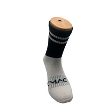 Load image into Gallery viewer, CMAC Midi Sock Black/White
