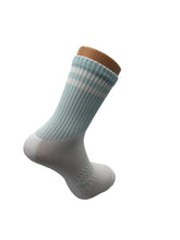 Load image into Gallery viewer, CMAC Midi Sock Sky/White
