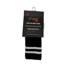 Load image into Gallery viewer, CMAC Midi Sock Black/White
