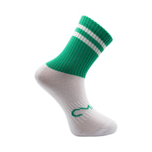 Load image into Gallery viewer, CMAC Midi Sock Green/White
