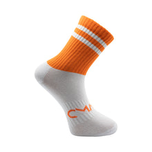 Load image into Gallery viewer, CMAC Midi Sock Orange/White
