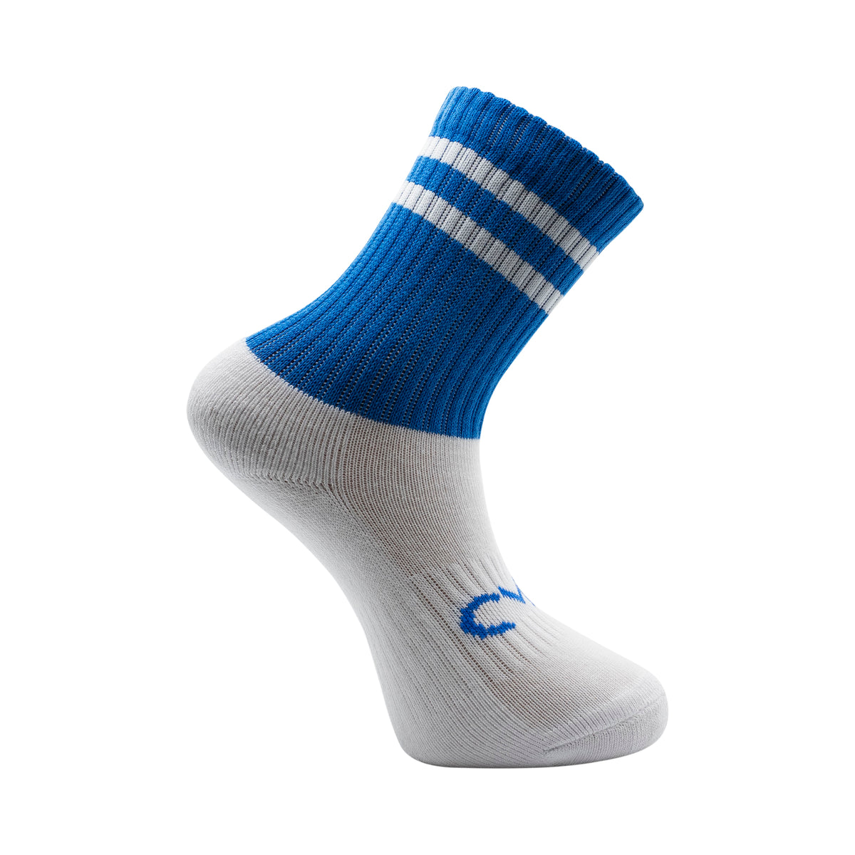 CMAC Midi Sock Royal/White